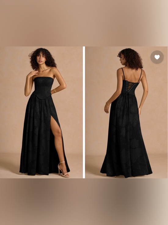 Azazie Dresses & Skirts - Azazie Isaura Black Maxi Dress
